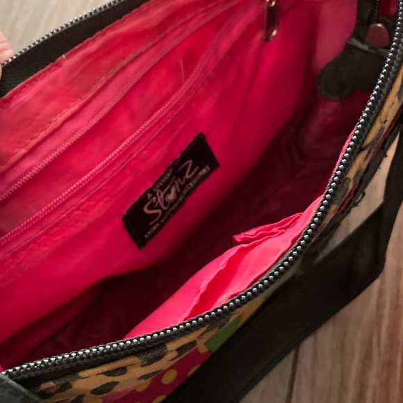 Colorful Patchwork Shoulder Bag - Picture 4 of 5